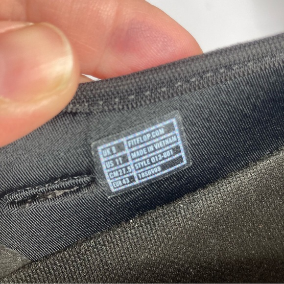 Fitflop Rachel mesh slip on shoes size 11 black - Picture 7 of 7